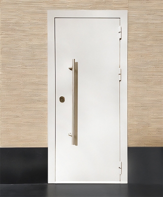 Однопольная дверь с длинной ручкой